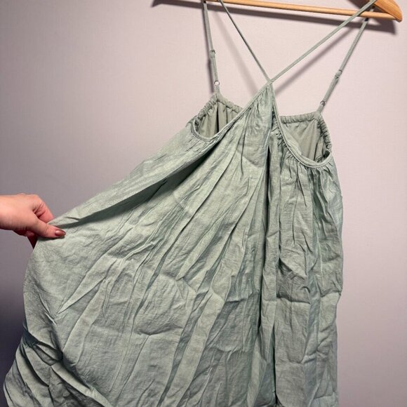 Urban Outfitters Romper Dress Light Green NWT Medium - Picture 3 of 9